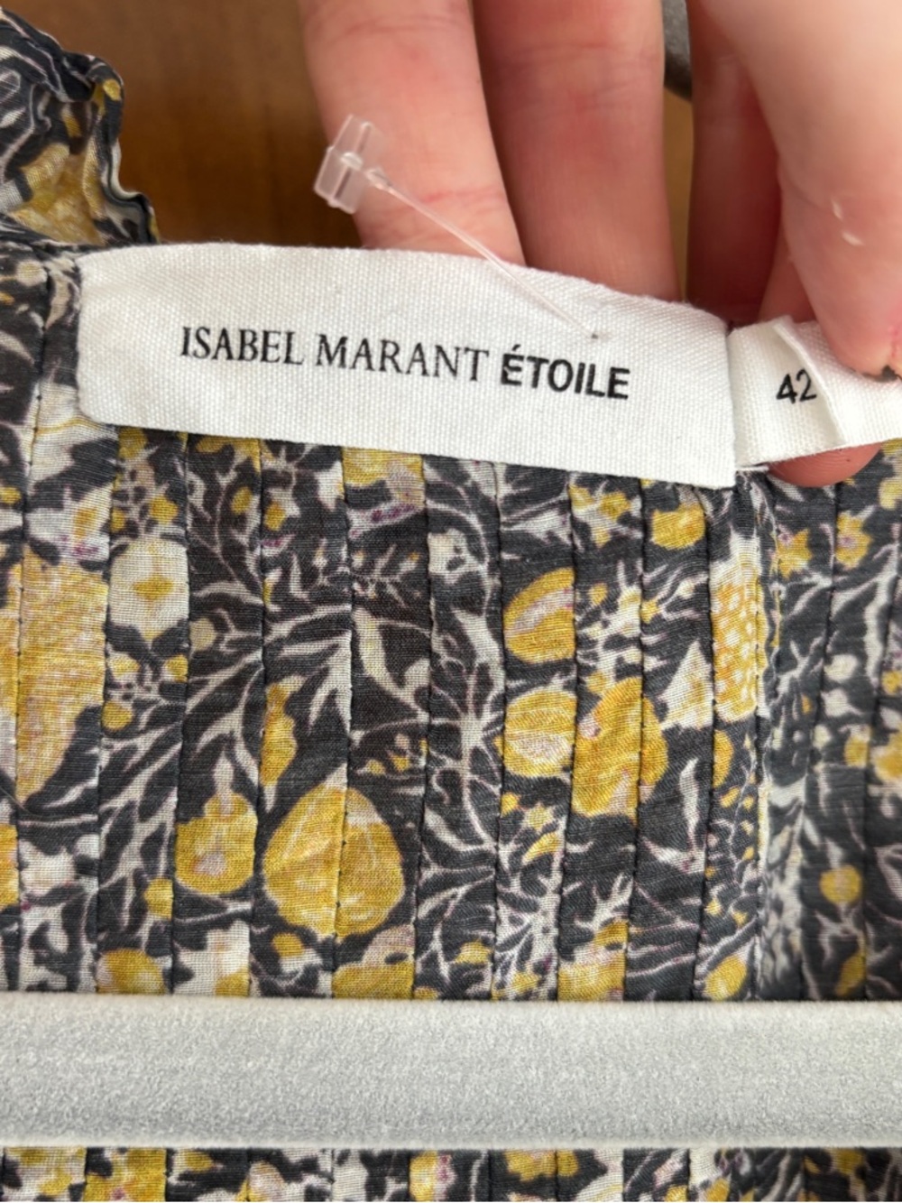 Isabel Marant Etoile Robe Jobia Floral Maxi Dress Size 42 - Picture 2 of 6